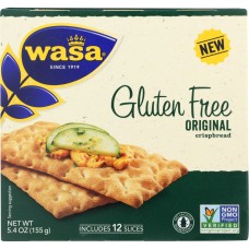 WASA: Crispbread Original Gluten Free, 5.4 oz