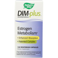 NATURE'S WAY: DIM-plus Estrogen Metabolism, 120 Veggie Caps