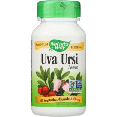 NATURE'S WAY: Uva Ursi Leaves 480 mg, 100 capsules