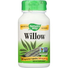 NATURE'S WAY: White Willow Bark 400 mg, 100 capsules
