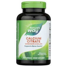NATURES WAY: Calcium Citrate, 250 cp