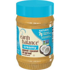 EARTH BALANCE: Coconut & Peanut Spread Creamy, 16 oz