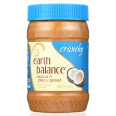 EARTH BALANCE: Coconut & Peanut Spread Crunchy, 16 oz
