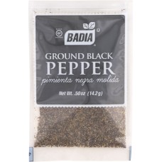 BADIA: Ground Black Pepper, 0.5 oz