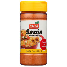 BADIA: Sazon with Saffron, 7 oz BADIA: Sazon with Saffron, 7 oz