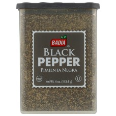 BADIA: Ground Black Pepper, 4 Oz