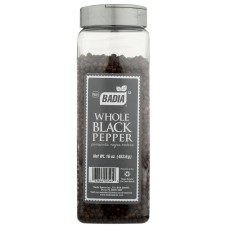 BADIA: Pepper Whole Black, 16 oz