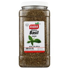 BADIA: Basil Leaves Whole, 1.5 lb
