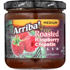 ARRIBA: Roasted Raspberry Chipotle Salsa, 16 oz