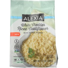 ALEXIA: White Cheddar Riced Cauliflower, 12 oz