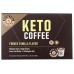 RAPID FIRE: Keto Coffee Pods French Vanilla Flavor, 12 ea