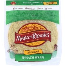 MARIA & RICARDOS: All Natural Spinach Wraps, 45.7 oz