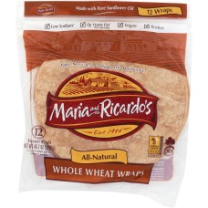 MARIA & RICARDOS: All Natural Whole Wheat Wraps, 45.7 oz