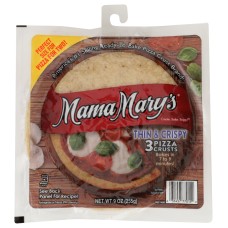 MAMA MARYS: Pizza Crust 7 Inches Thin and Crispy, 9 oz