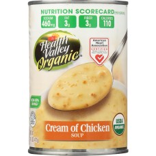 HEALTH VALLEY ORGANIC: Cream of Chicken Soup, 14.5 oz
