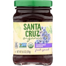 SANTA CRUZ: Organic Concord Grape Fruit Spread, 9.5 oz