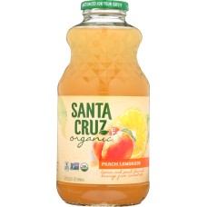 SANTA CRUZ: Organic Peach Lemonade, 32 Oz