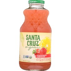 SANTA CRUZ: Organic Strawberry Lemonade Juice, 32 Oz