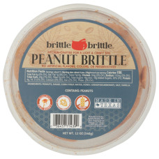 BRITTLE BRITTLE: Peanut Brittle Tub, 12 oz