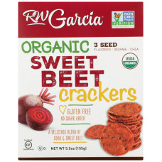 RW GARCIA: Organic Sweet Beet Crackers, 5.5 oz