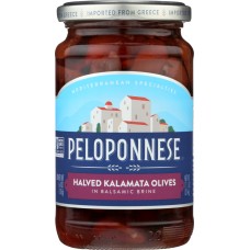 PELOPONNESE: Olive Kalamata Halved, 6.4 oz