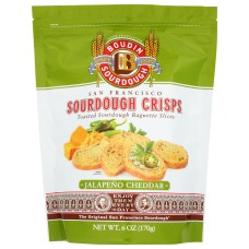 BOUDIN SOURDOUGH: Jalapeno Cheddar Sourdough Crisps, 6 oz