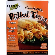 STARLITE CUISINE: Vegan Santa Fe Style Rolled Tacos, 12 oz