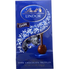 LINDT: Lindor Dark Chocolate Truffles, 5.1 oz