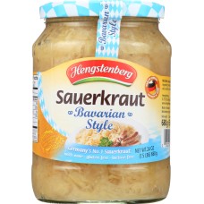HENGSTENBERG: Bavarian Style Sauerkraut with Wine, 24 oz