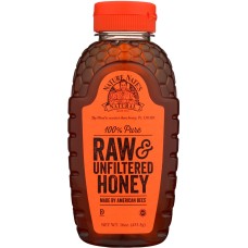 NATURE NATES: 100% Pure Raw And Unfiltered Honey, 16 oz