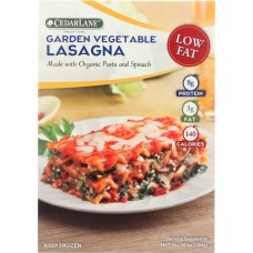 CEDARLANE: Low Fat Garden Vegetable Lasagna, 10 oz