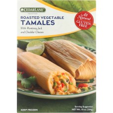 CEDARLANE: Roasted Vegetable Tamales, 10 oz