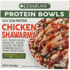 CEDARLANE: Entree Chick Shawarma Bowl, 10 oz