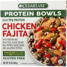 CEDARLANE: Entree Chicken Fajita Bowl, 10 oz