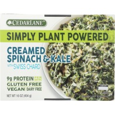 CEDARLANE: Creamed Spinach & Kale with Swiss Chard, 16 oz