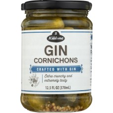 KUHNE: Gin Cornichons, 12.5 oz