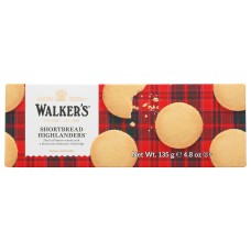 WALKERS: Pure Butter Shortbread Highlanders, 4.7 oz