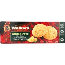 WALKERS:  Gluten Free Ginger & Lemon Shortbread, 4.9 oz
