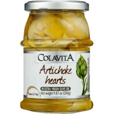 COLAVITA: Artichoke Hearts In Extra Virgin Olive Oil, 9.87 oz