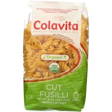 COLAVITA: Pasta Cut Fusilli Organic, 16 oz
