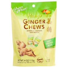 PRINCE OF PEACE: Ginger Chews With Mango, 4 oz