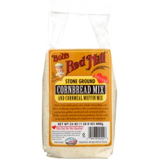 BOBS RED MILL: Stone Ground Cornbread and Cornmeal Muffin Mix, 24 oz