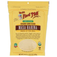 BOB'S RED MILL: Organic Golden Corn Flour Masa Harina, 24 oz