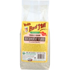 BOB'S RED MILL: Organic Whole Grain Buckwheat Flour, 22 Oz