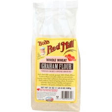 BOBS RED MILL: Flour Graham Stone Ground, 24 oz