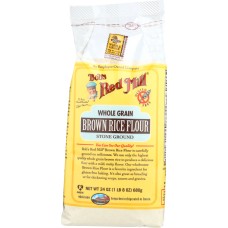 BOBS RED MILL: Whole Grain Brown Rice Flour, 24 oz