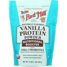 BOB'S RED MILL: Protein Powder Nutritional Booster Vanilla, 16 oz