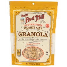 BOBS RED MILL: Granola Gluten Free Honey Oat, 12 oz