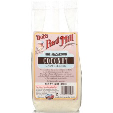 BOB'S RED MILL: Fine Macaroon Coconut Unsweetened, 12 oz