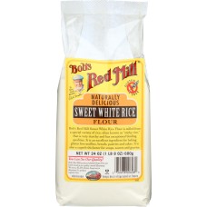 BOB'S RED MILL: Sweet White Rice Flour, 24 oz